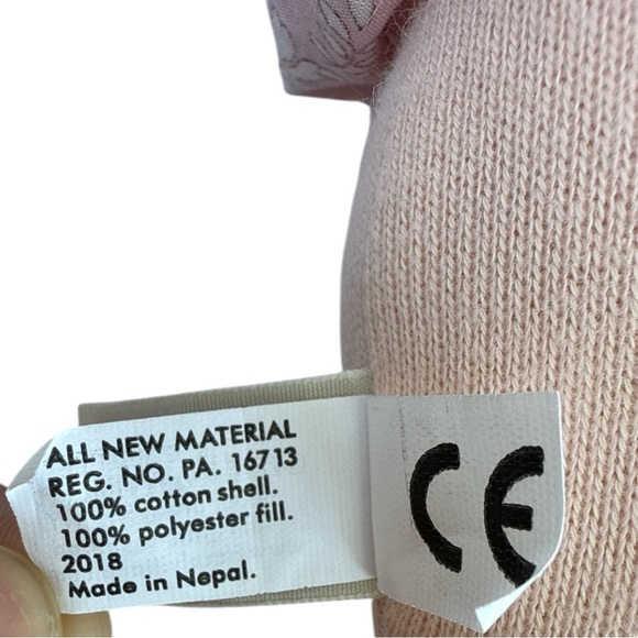 HAZEL VILLAGE Fern Handmade Plush Doll In Pink Floral Cotton Dress - Picture 7 of 10